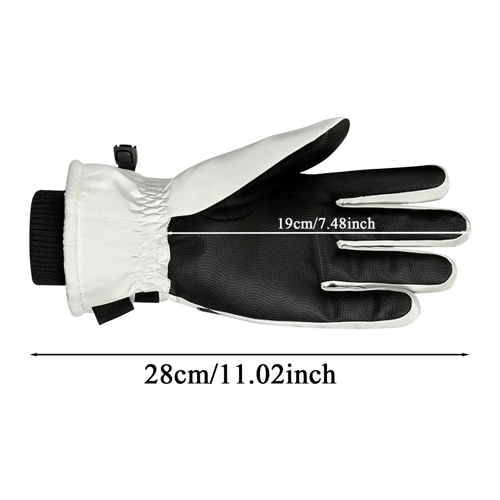 Thermische waterdichte winterhandschoenen Antislip geïsoleerde sneeuwhandschoenen voor skiën Fietsen Rijden Koud weer Warm touchscreen wanten