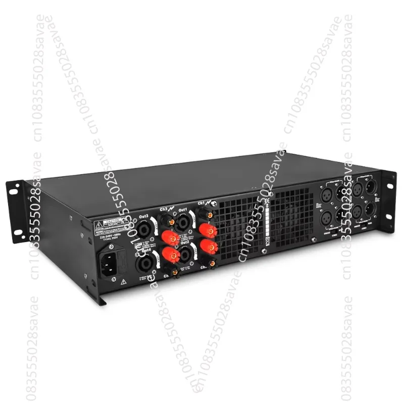 1000W * 4 RMS Professional 4-Channel Amplifier Woofer Amplifier Class D Amplifier for Sale 4-Channel