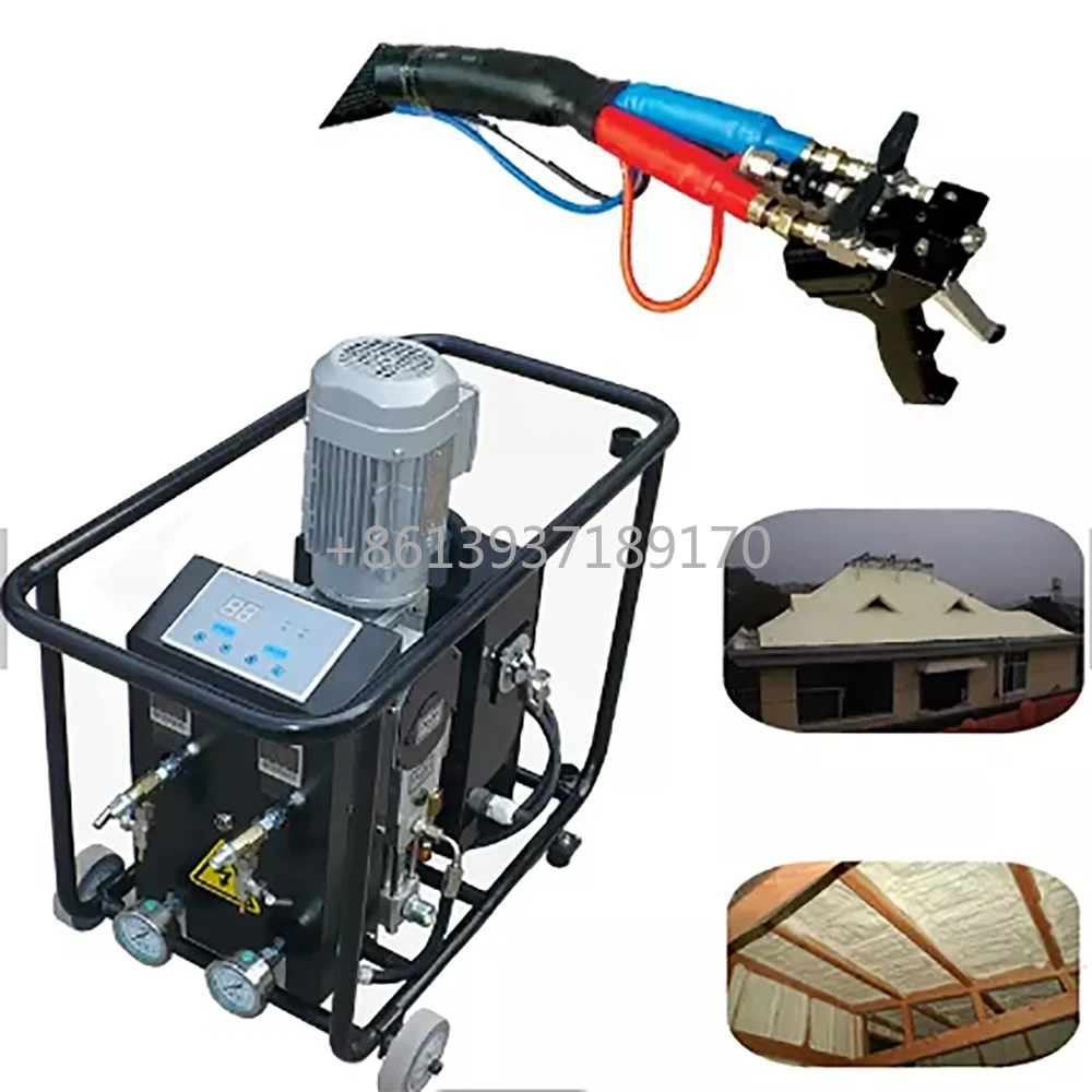 Chinese Cheap Portable Polyurethane Pu Spray Foam Machine for Wall Roof Tank Container Insulation