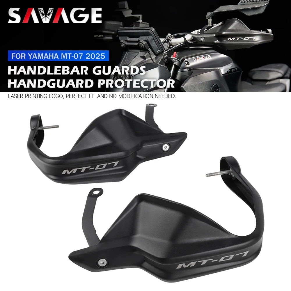 

MT-07 2025 Motorcycle Handlebar Handguard For YAMAHA MT07 Y-AMT FZ07 2014-2024 Hand Guard Wind Deflector Handle Lever Protection