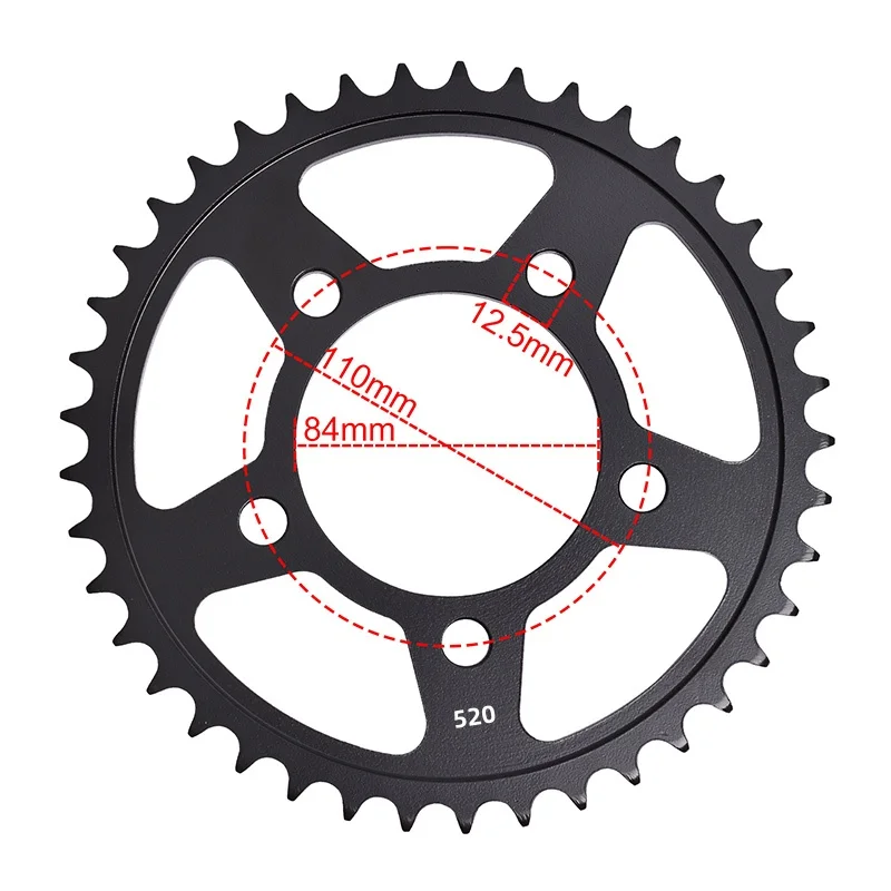 520 Chain 36T 40T 41T Motor Star Rear Sprocket for HONDA ​CB500 FA Hornet NX500 X XA CBR500 CL500A ​CMX 300 500 A Rebel SE