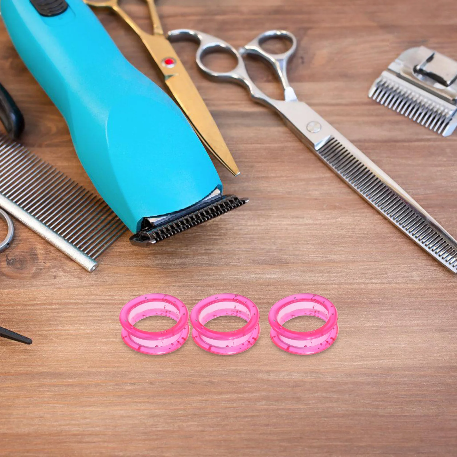 

12Pcs Colorful Scissor Finger Rings Silicone Grips for Pet Grooming Shears Reduced Hand Fatigue Ideal for Dogs Cats Professional