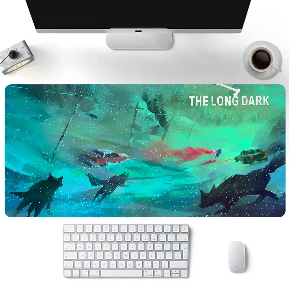 Cool_Indie_video_game_The_Long_Dark Mouse Pad gaming accessories Rubber pc gaming Seamed Mouse Pad Desk Keyboard Pad Computer La