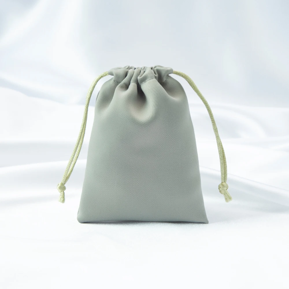 10pcs Small Satin Silk Drawstring Pouches