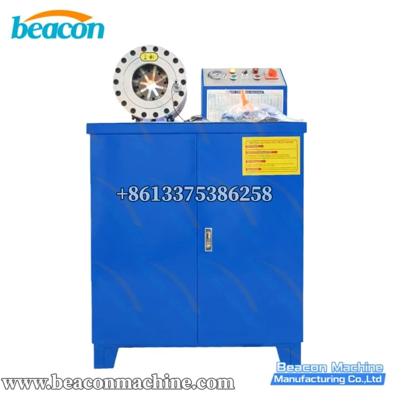 Hydraulic Hose Crimping Machine 2 Inch 4 Wires High Pressure Oil Pipe Pressing Machine with Dies Set