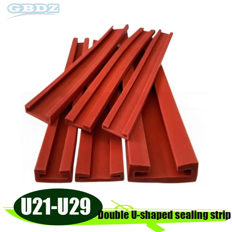 Double U-Shaped Sealing Strip For Doors And Windows, Automotive Sealing Strip For Sound Insulation And Shock Absorption