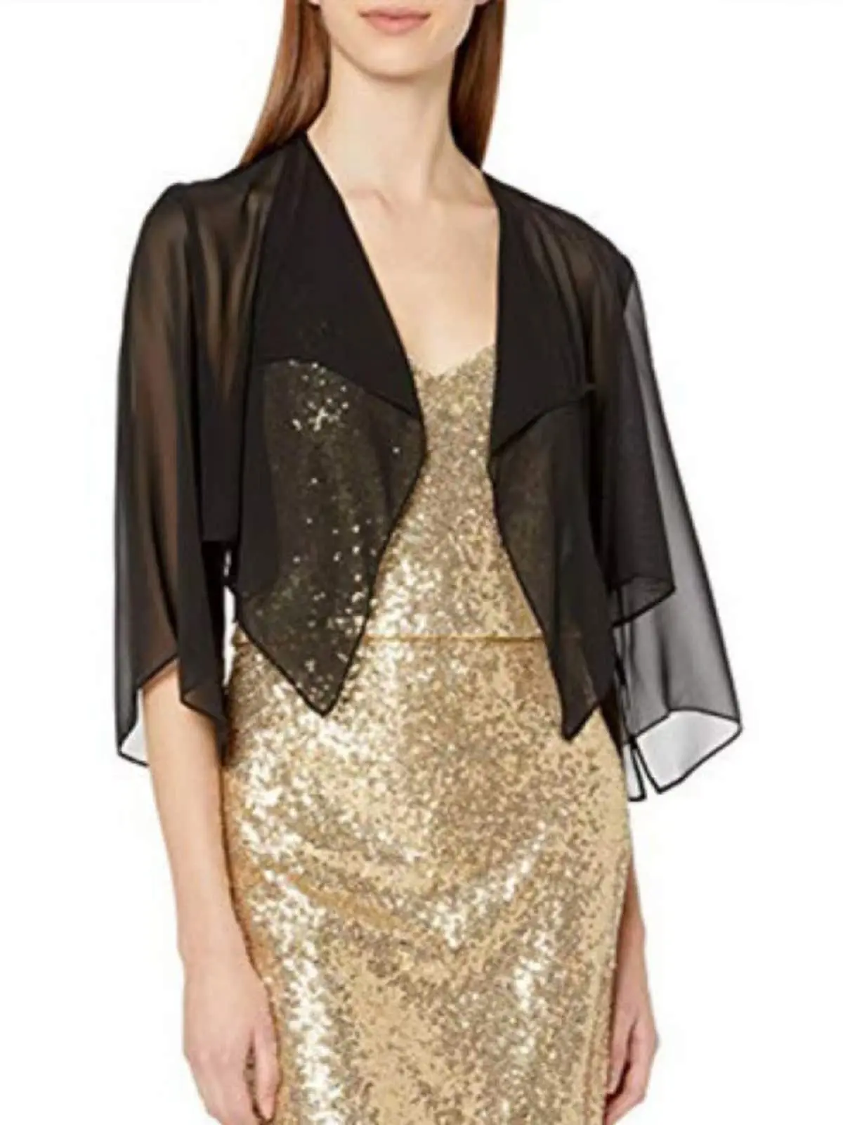 

Женский тонкий шифоновый кардиган-накидка модного фасона, винно-красный, с асимметричным подолом, для повседневной носки, притягательный дизайн