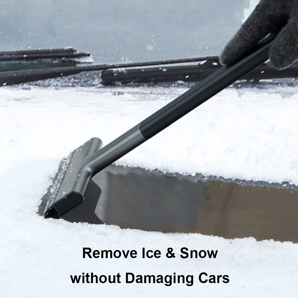 Car Ice Scraper Windshield Ice Breaker Quick Clean Glass Brush Snow Remover TPU Tool Auto Window Winter Snow Brush Shovel