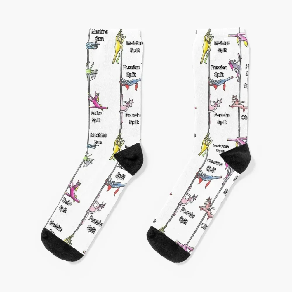 Spreadies Every Day Pole Dancing Ponies Socks happy fashionable Male Socks Women's