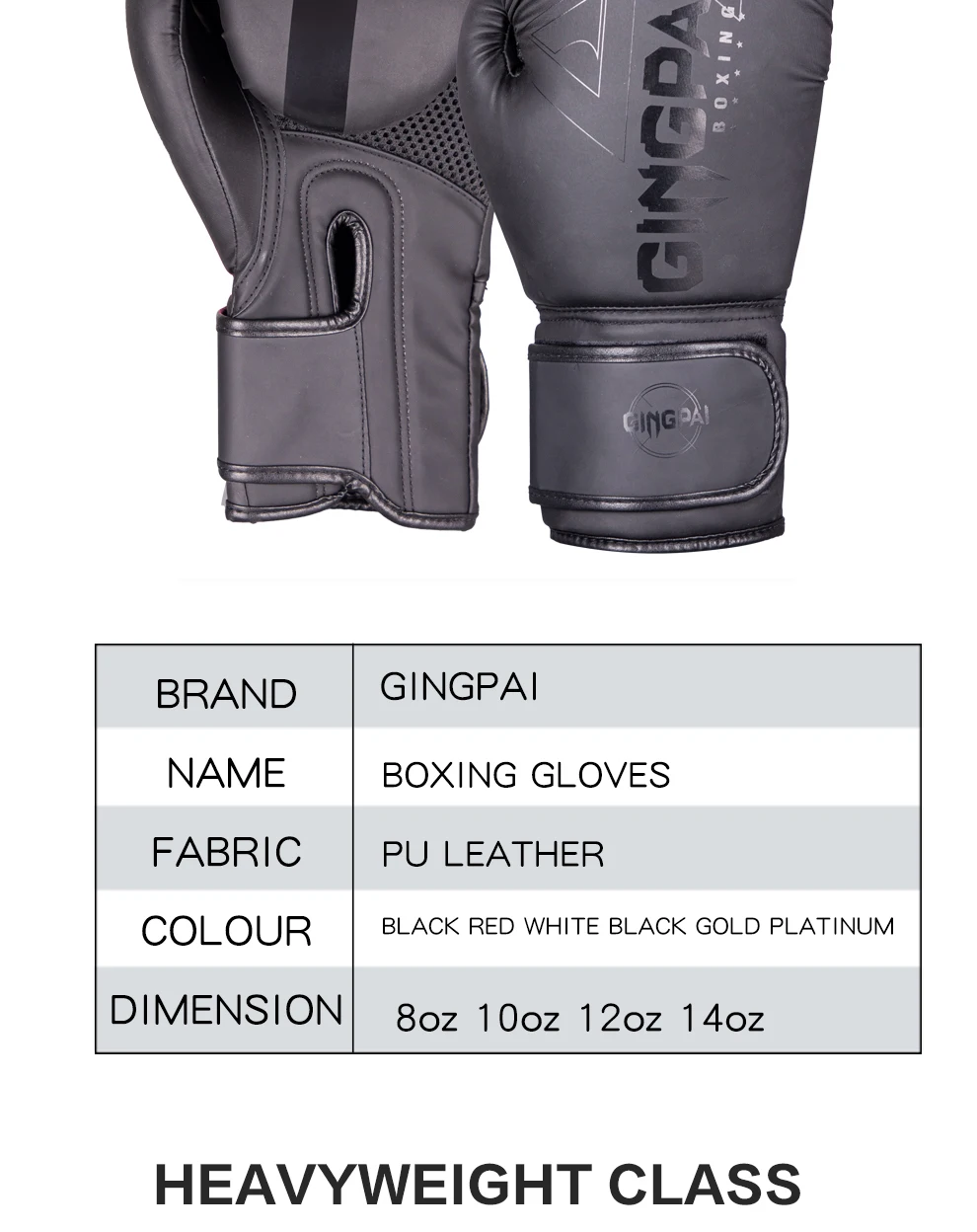 Professionelle 6/8/10/12/14oz Boxhandschuhe PU Muay Thai MMA Beruf Kickboxen Erwachsene Sandsack Trainingshandschuhe Ausrüstung – Detail 14