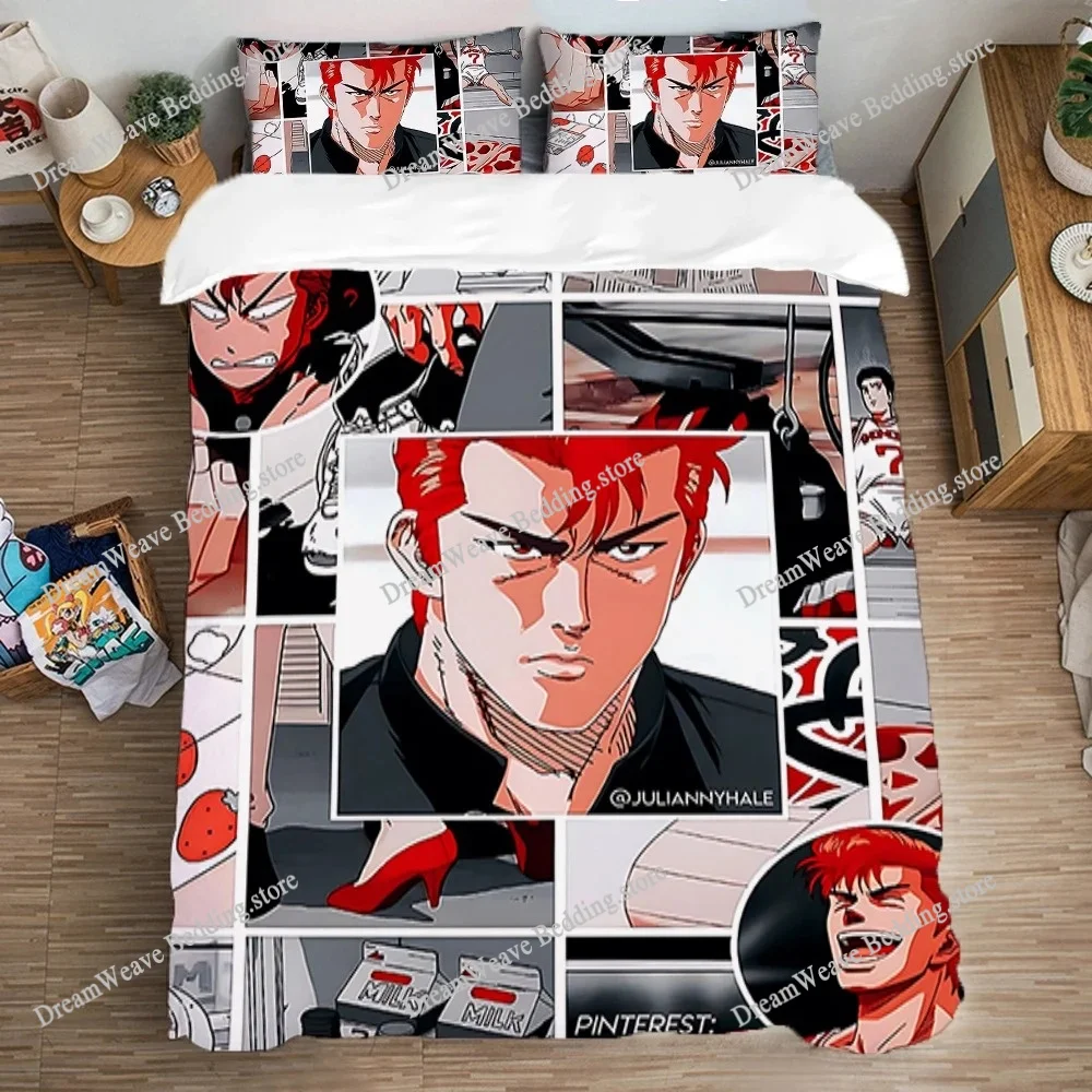 

Single Double Large Size T-The First Slam Dunks Bed Linen Sets Bedding Decorations Quilt Cover Art Duvet Covers Pillowcase Set