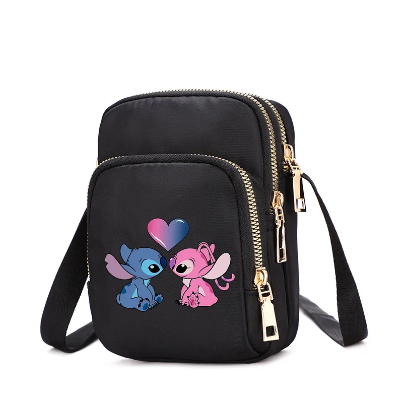 Disney Stitch Women Bags Cell Phone Purse Crossbody Shoulder Strap Lilo & Stitch Handbag for Female Women\'s Bags Underarm Bag