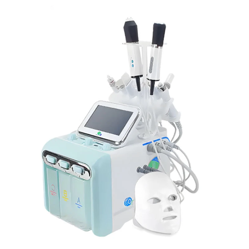 Newest 9-in-1 Korea Aqua Facial Dermabrasion H2O2 Water Oxygen Jet Peel Hydro Beauty Beauty Skin Cleansing Hydrofacial Machine