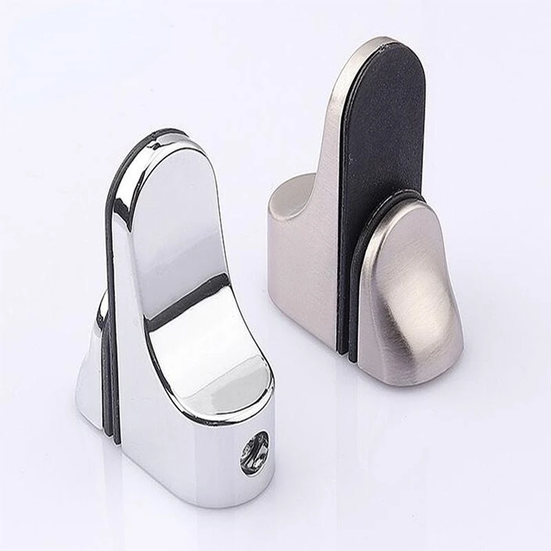 

Glass Shelf Bracket Clamp Solid Zinc Alloy Adjustable Wall Mount for 3-20mm Wood or Glass Shelves