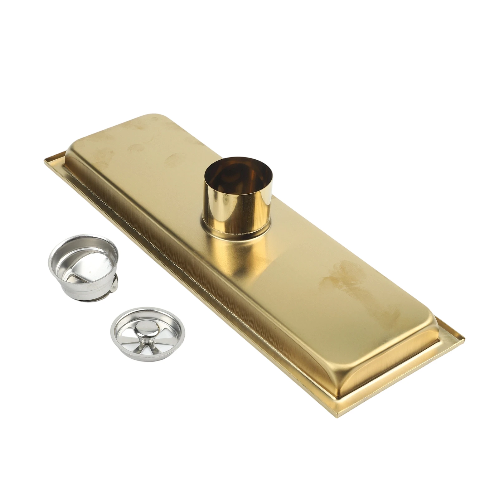 Bathroom Installation Gray Stainless Steel Drain Rust Resistant Shower Drain Sewer Gas Block Scent for proof Drain