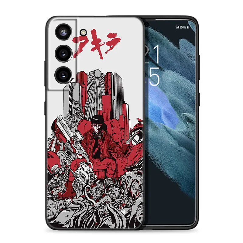 Akira 1988 Film Phone Case For Samsung Galaxy S21 S20 FE S22 Ultra S10 Lite S9 S8 Plus S7 Edge S10E Soft TPU Black Cover