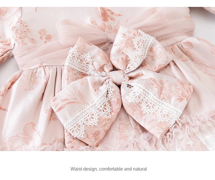 Mädchen-Partykleider, Hochzeitskleid für Mädchen, Hochzeitskostüm für Mädchen, Kleider für Lolita für Mädchen, Brautjungfernkleid für Mädchen – Detail 4