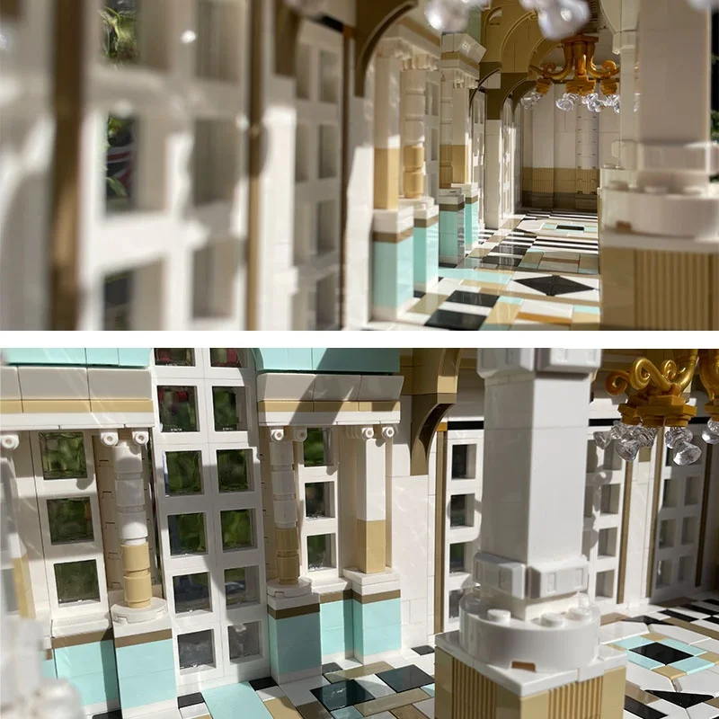 6174 قطعة MOC The Out Club Cambridge House وحدات نموذج ألعاب مكعبات البناء لتقوم بها بنفسك فكرة التعليم هدايا عيد الميلاد الطوب الاطفال #4