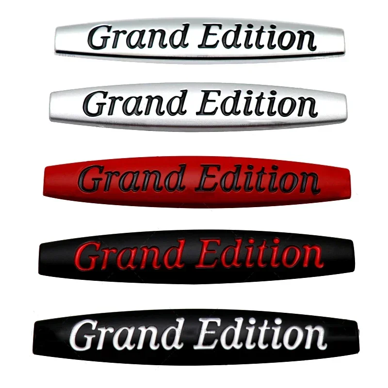 Metal Car Body Trunk Side Emblem Sticker Avantgarde Grand Edition ELEGANCE Logo for Suzuki VW Honda Toyota BMW Nissan Chevrolet