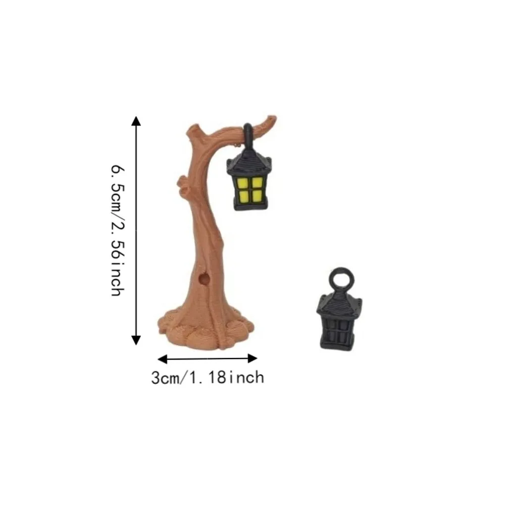 3D Printing Micro Landscape Tree Light Ornaments Decorative Detachable Forest Night Light Plastic Mini Withered Tree Lantern
