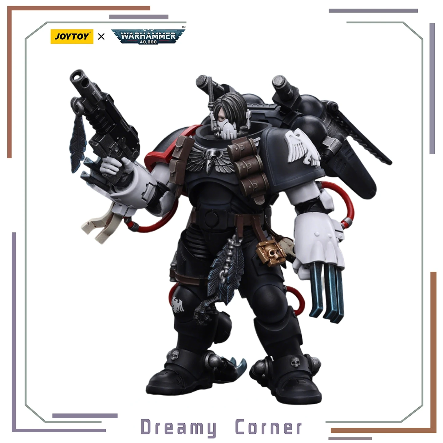 

【Pre-sale】JOYTOY Warhammer 40K Raven Guard Chapter Master Kayvaan Shrike 1/18 Anime Figure