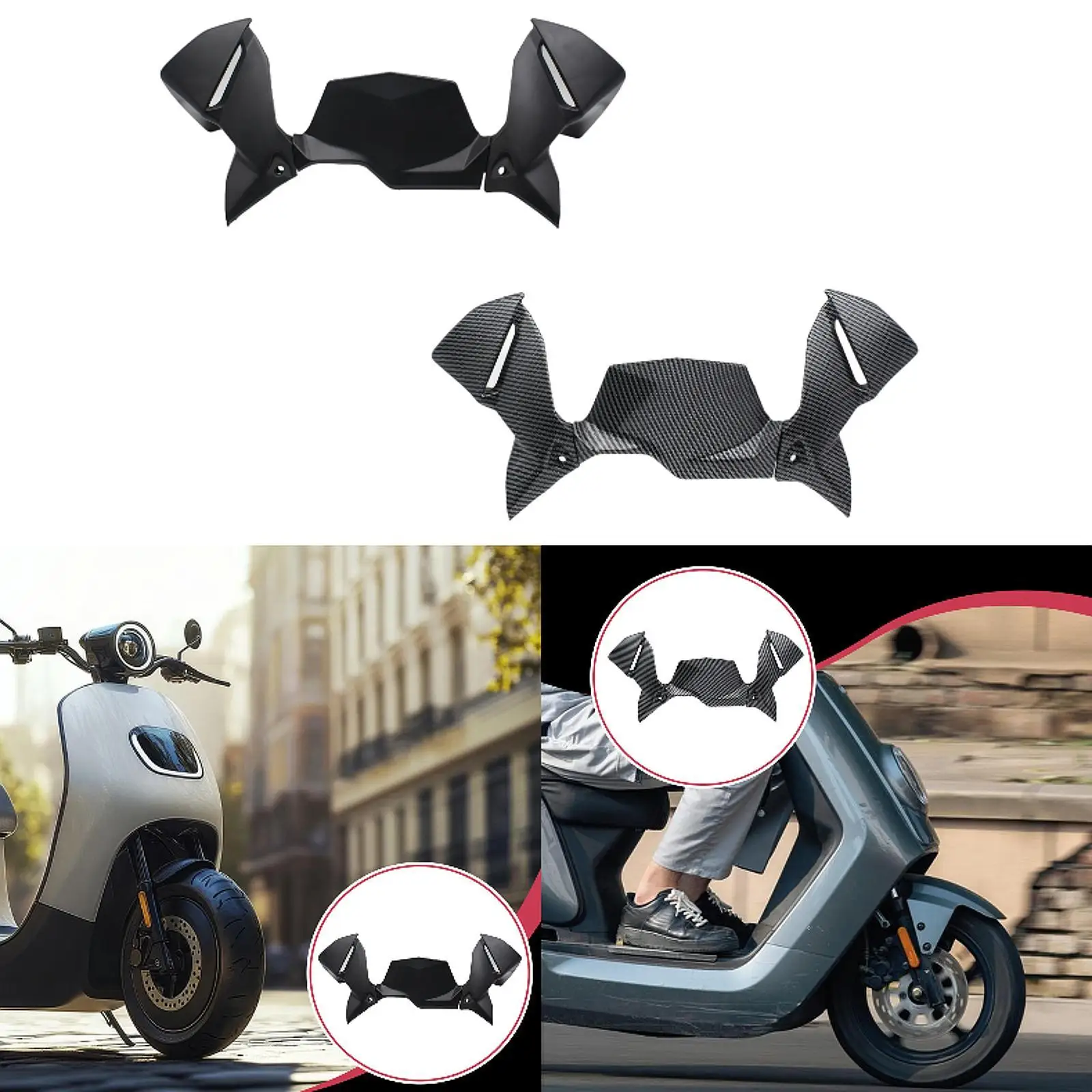 Professional Side Panel Fairing Cover Premium PP Material Functional Guard Plate Replacement for Motorcycles