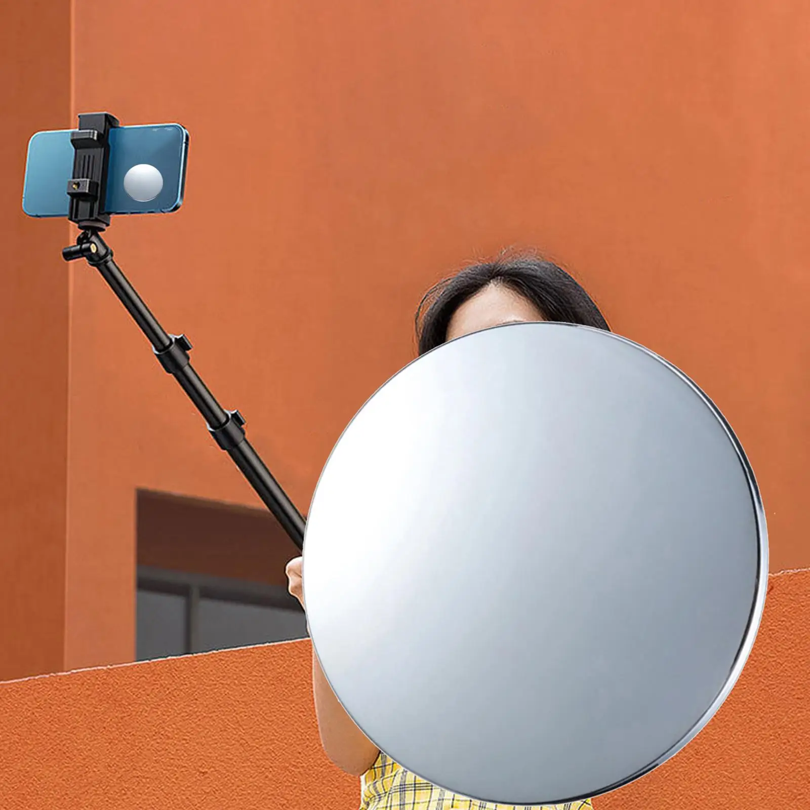 

Rear Mini Mirror Self Timer for Compatible Photo Video Smartphone