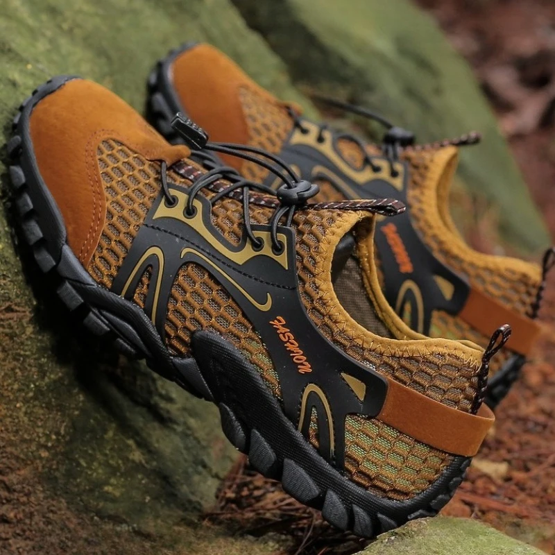 

New Mens Casual Outdoor Anti-slip Wear-resistant Shoes for Men Hiking Shoes Fashion Outdoor Jogging Trekking Sneakers