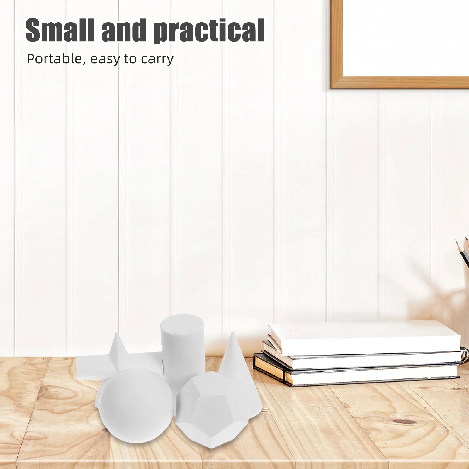 5 قطعة رسم الهندسة الراتنج الحرفية الدعامة محاكاة الجبس مجموعة الأشكال الهندسية الإبداعية الديكور المنزل مكتب هدية الرسم #6