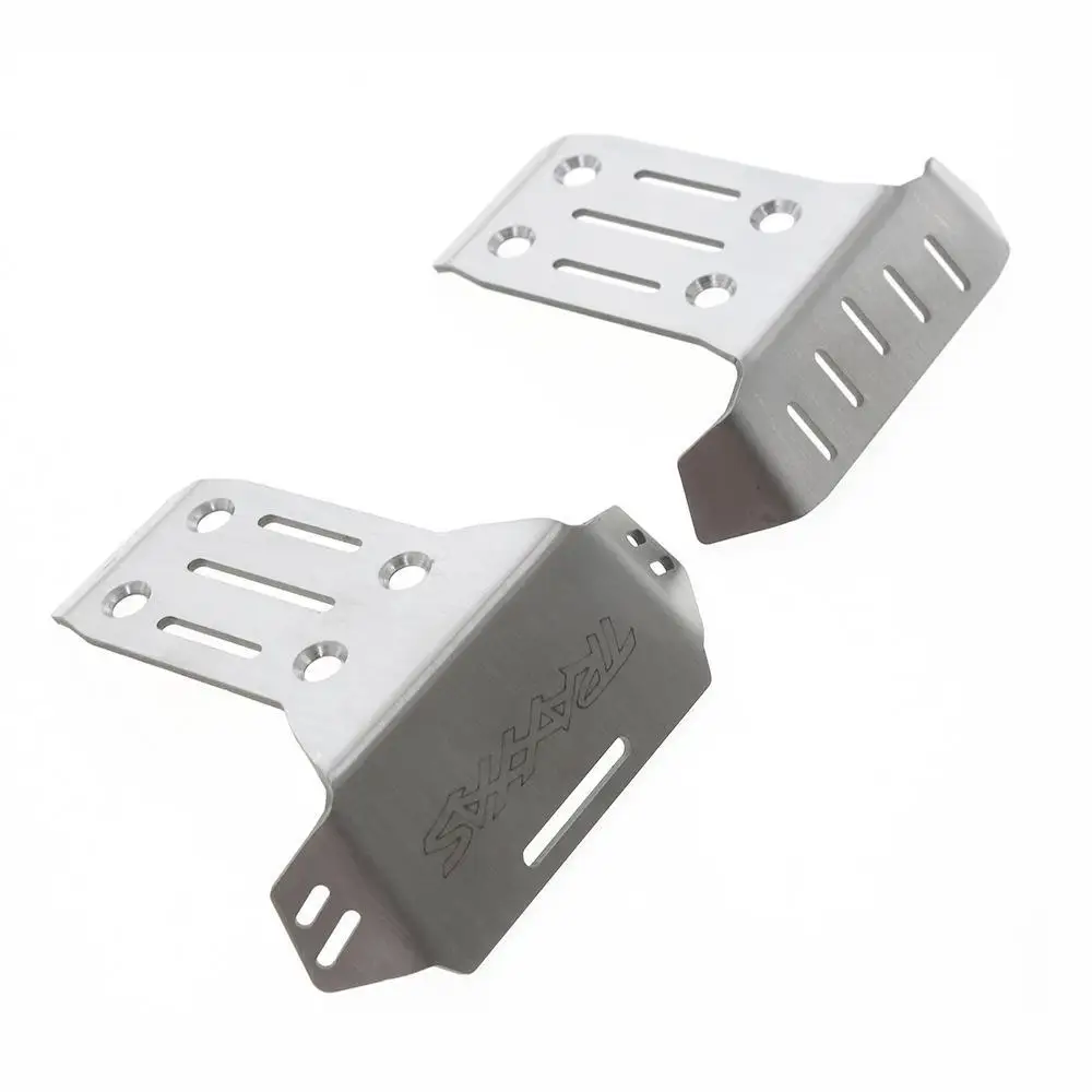 Stainless Steel Front And Rear Chassis Armor Protector For 1/8 Traxxas Sledge RC Car Upgrades Parts Accessories