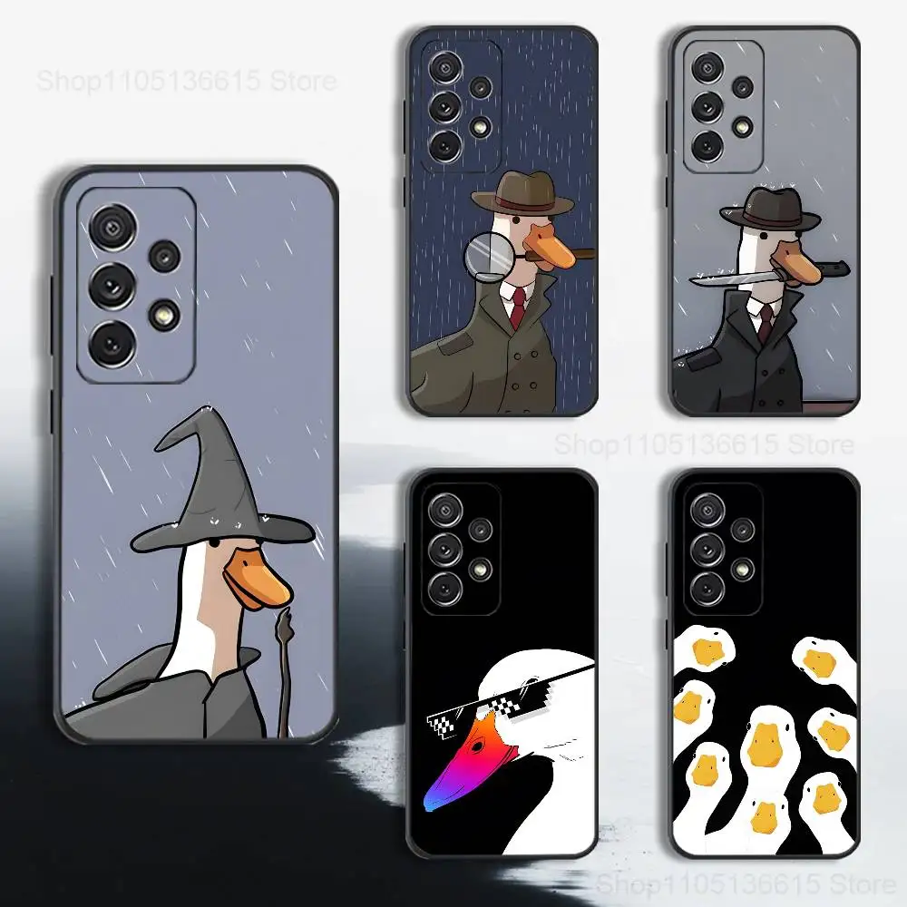 

Game G-GOOSES D-Duck Phone Case For Samsung S25,S24,S23,S22,S21,S20,S10,S9,Ultra,Plus,Lite,FE,Soft Silicone Black Cover