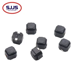 【100-20PCS】6*6*5 patch silent switch touch switch button silicone silent button micro switch 2Pin