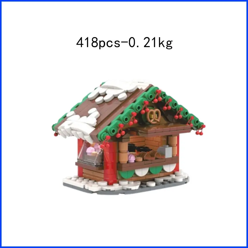 Spot MOC-17099 Camion vintage 5823 Fattoria Auto Piccole particelle di assemblaggio Building Blocks Casa delle vacanze Giocattolo fai da te Regalo
