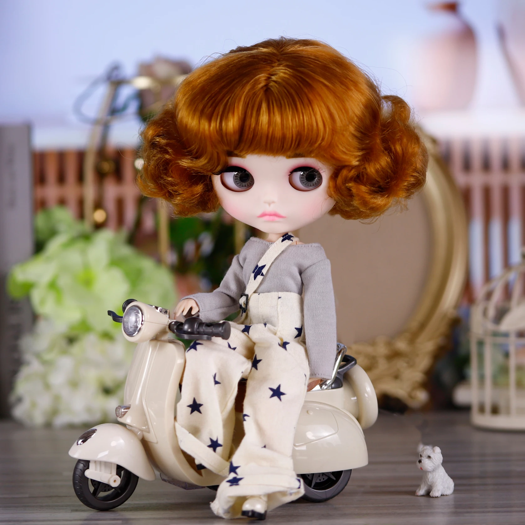 ICY DBS Blythe Doll Clothing Campus Style Outfit Casual Wear Plaid Jacket Anime Girl 1/6 BJD Joint Body