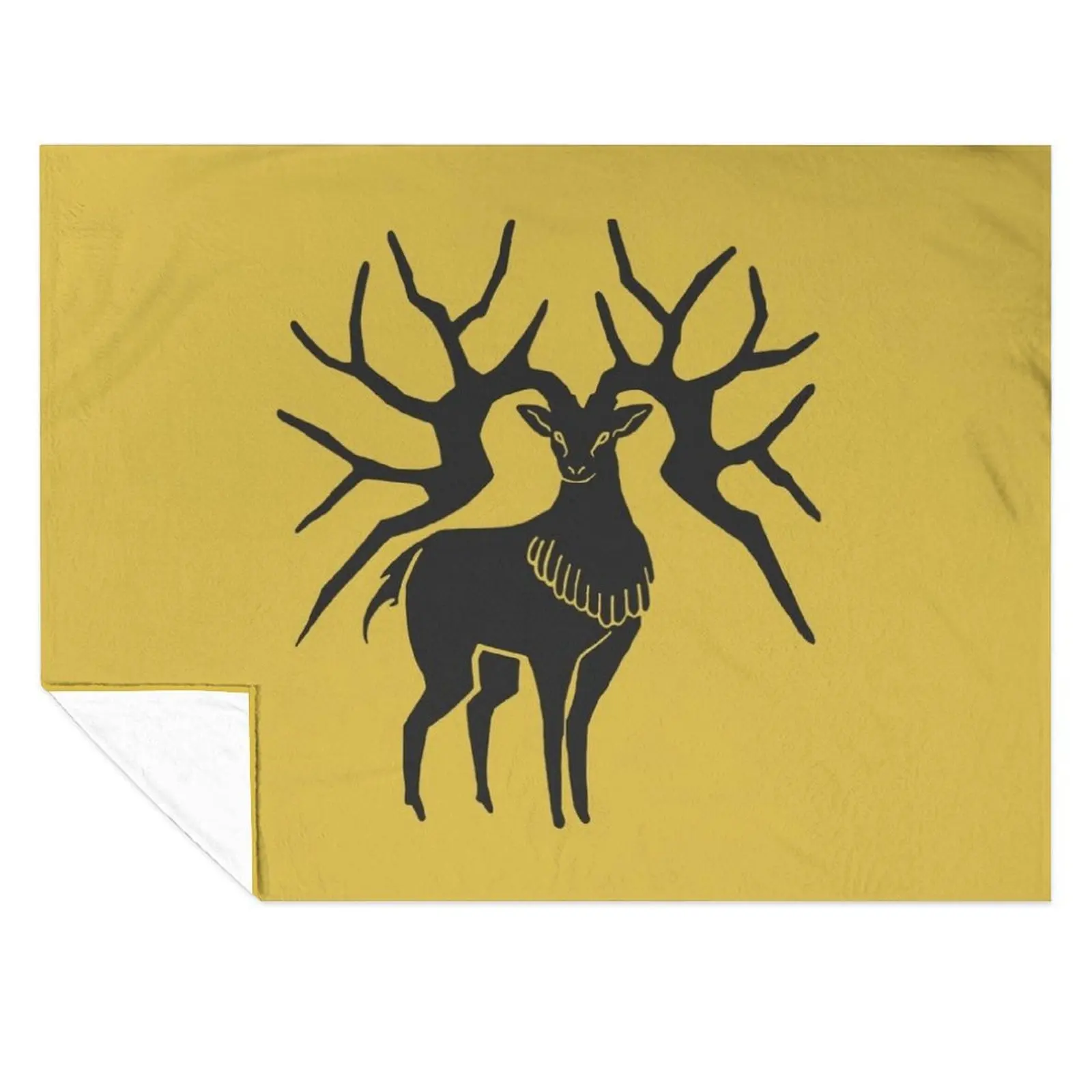 

Fire Emblem: Three Houses - Golden Deer Emblem [Colored] Throw Blanket Soft Plush Plaid christmas decoration Summer Blankets