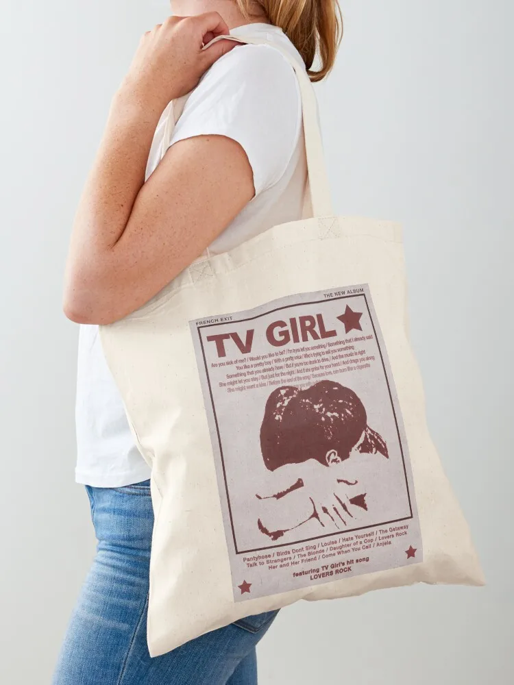 

Tv Girl French Exit Lovers Rock Tote Bag women bag Women's shopper bag bags woman 2025 woman shopping