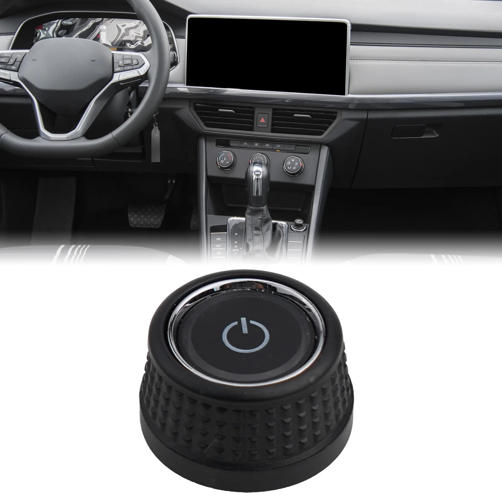 Plastic Switch Cap Car Navigation Volume Modification Knobs Car Radio Knob Switch Button Turn KnobCar Repair Supplies