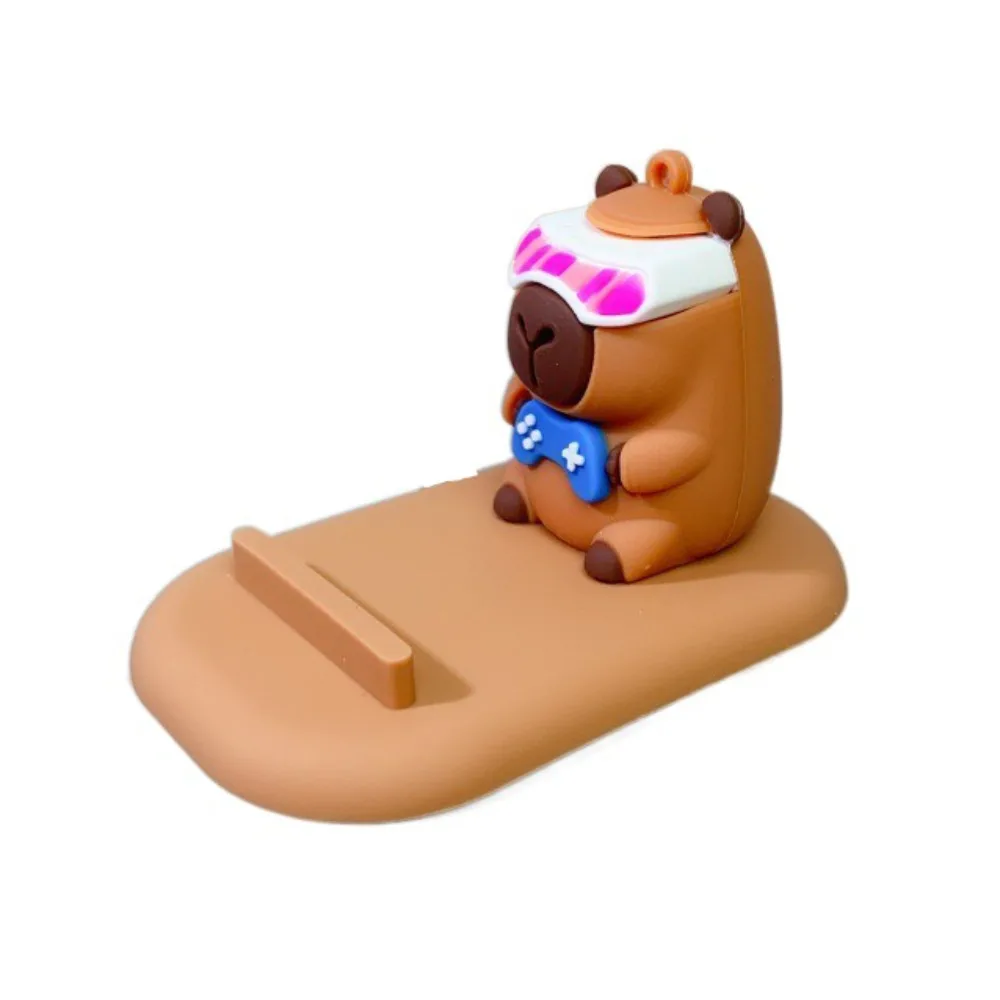 Schildkröte Capybara Telefonhalter PVC Puppe Unterstützung Capybara Handy Ständer Tier Schreibtisch Dekor Capybara Handy Halterung