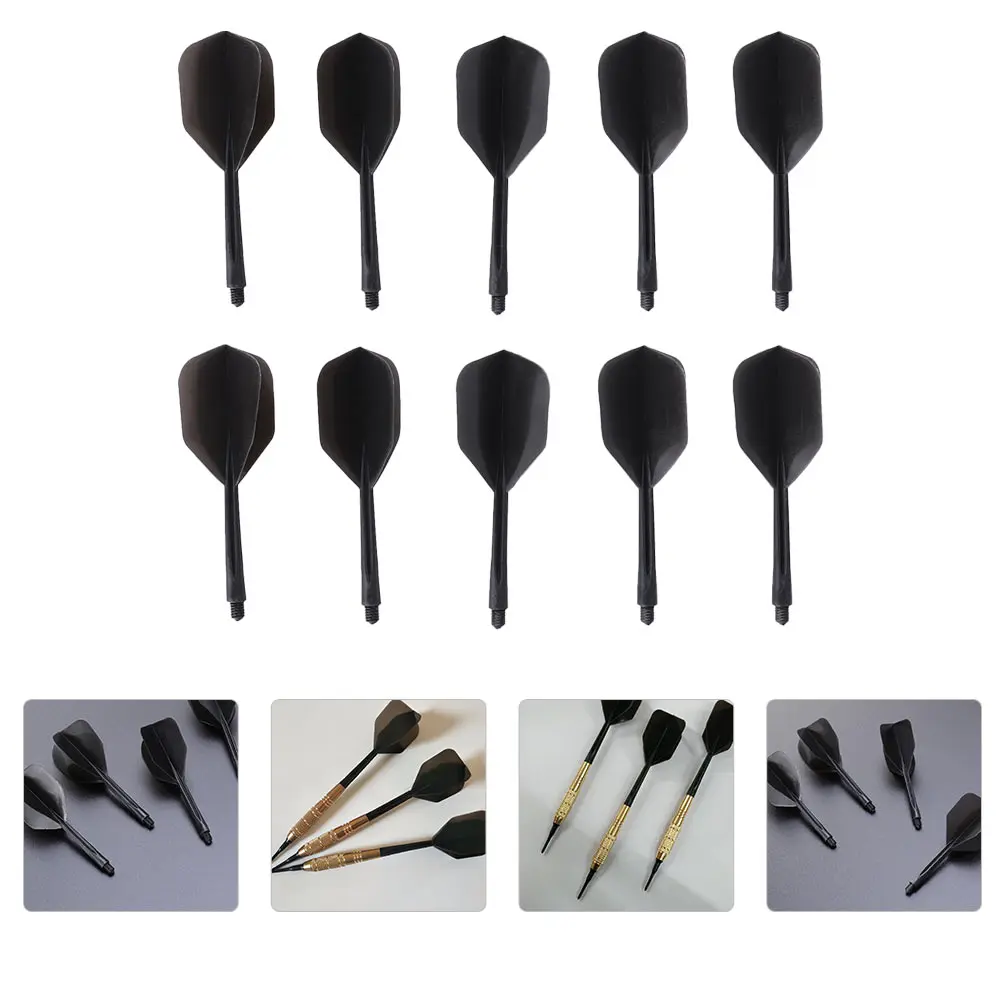 

10 pcs Dart Flights Shafts Professional Integrated Shaft Reinforced Durable Locking Hole Anti-Fall Design Sport For
