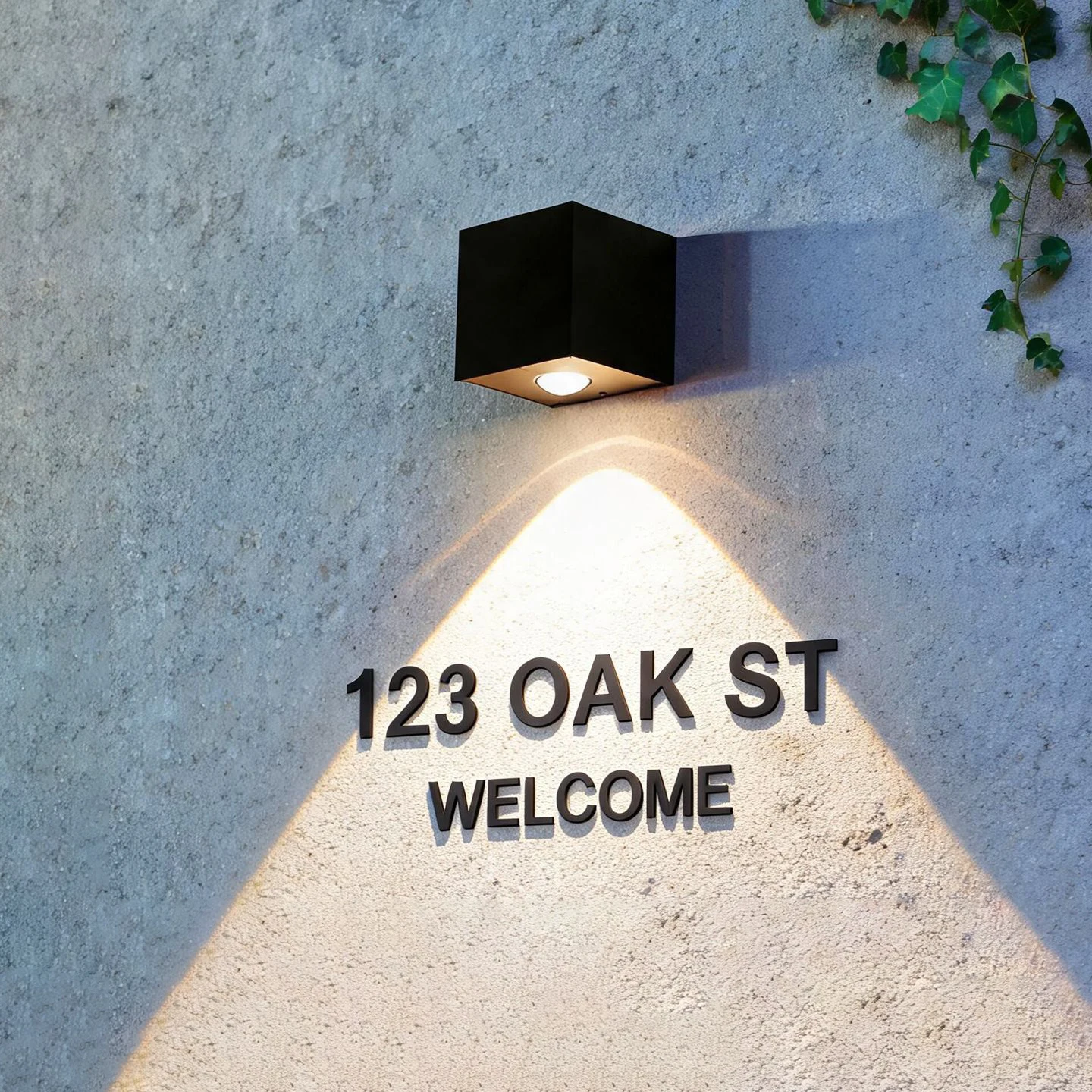 Solar Mailbox Light Outdoor Solar Wall Lamp IP65 Waterproof Wall Washer Light for Mailbox, House Number,Step Fence Patio Decor