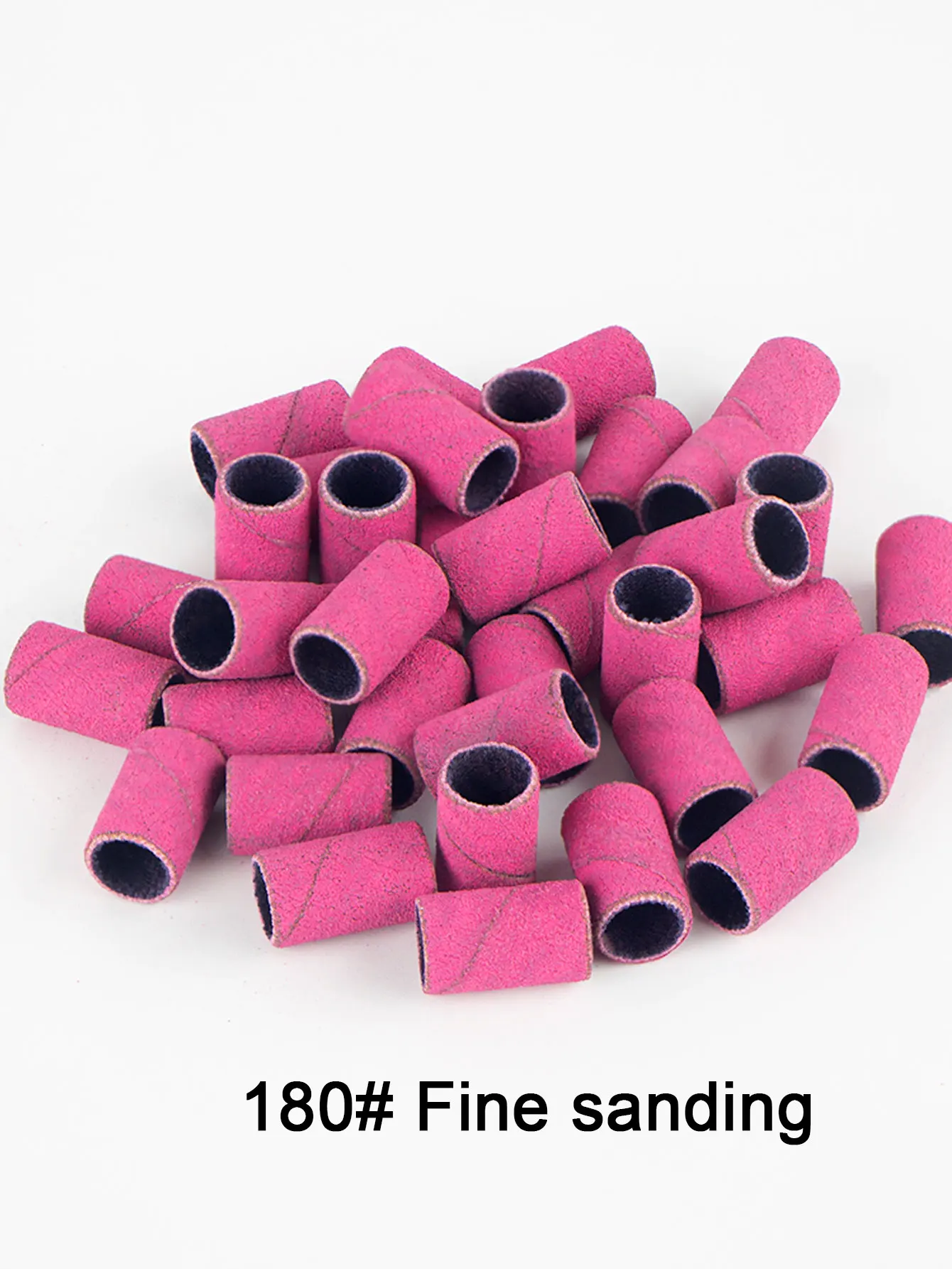 100Pcs Sanding Bands With 1Pcs Metal Shaft Set Nail Drill Bits For Remove Nail Polish Gel Dead Skin Calluses Cutter Drill Bit