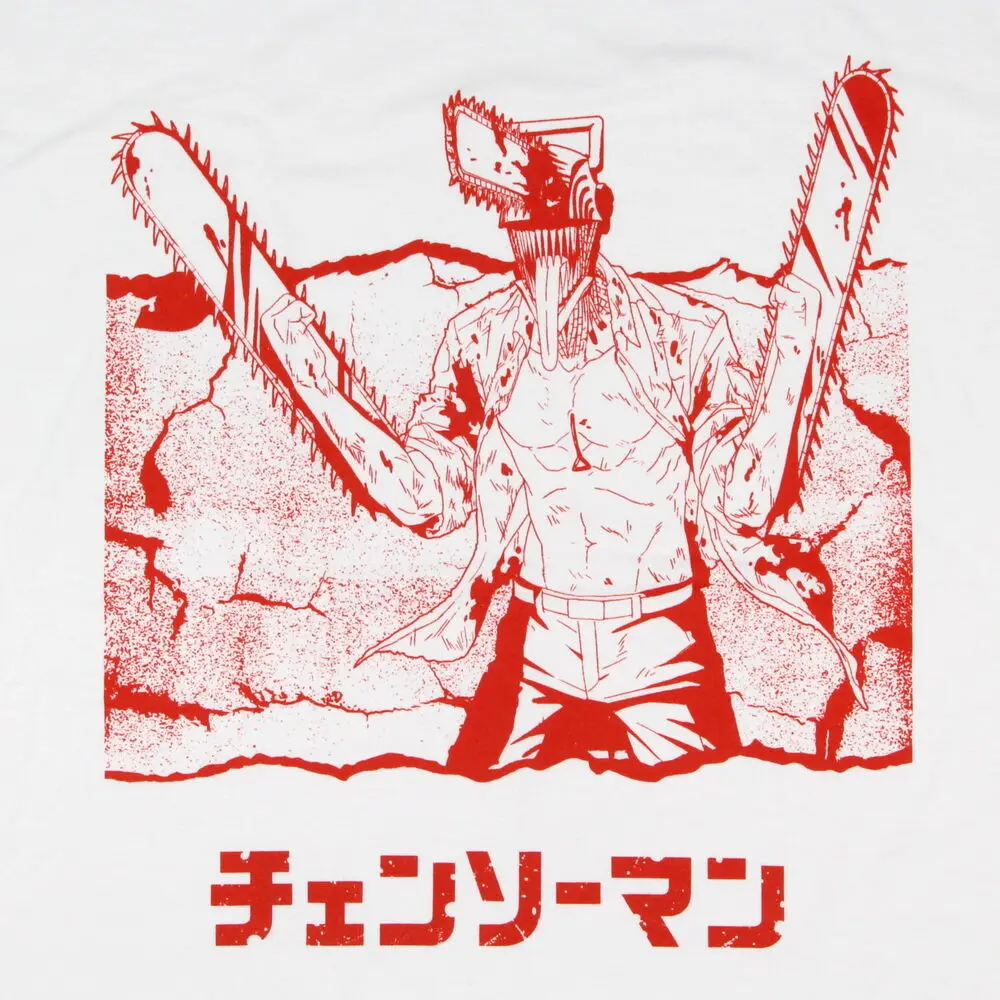 Chainsaw Man Men's Manifestation Red Graphic Design Anime T-Shirt