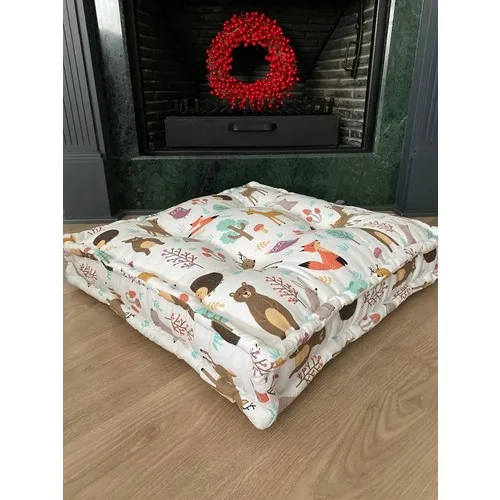 Cotton Shop Happy Forest Biscuit Floor Cushion-Pallet Cushion