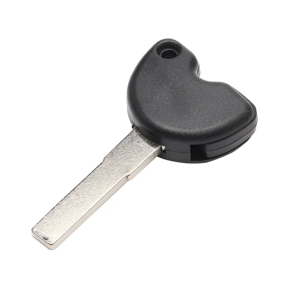 Nueva llegada llave de motocicleta con chip negro longitud 38mm para Piaggio pieza de repuesto de motocicleta accesorio de llave de repuesto