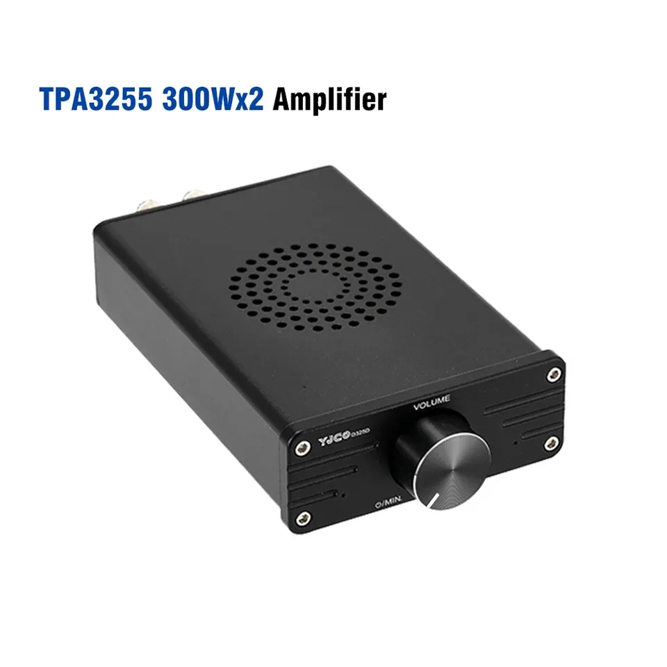 

TPA3255 Stereo Power Amplifier 300W*2 Class D Mini Speaker Amp 2 Channel Amplifier for Passive Bookshelf Speaker