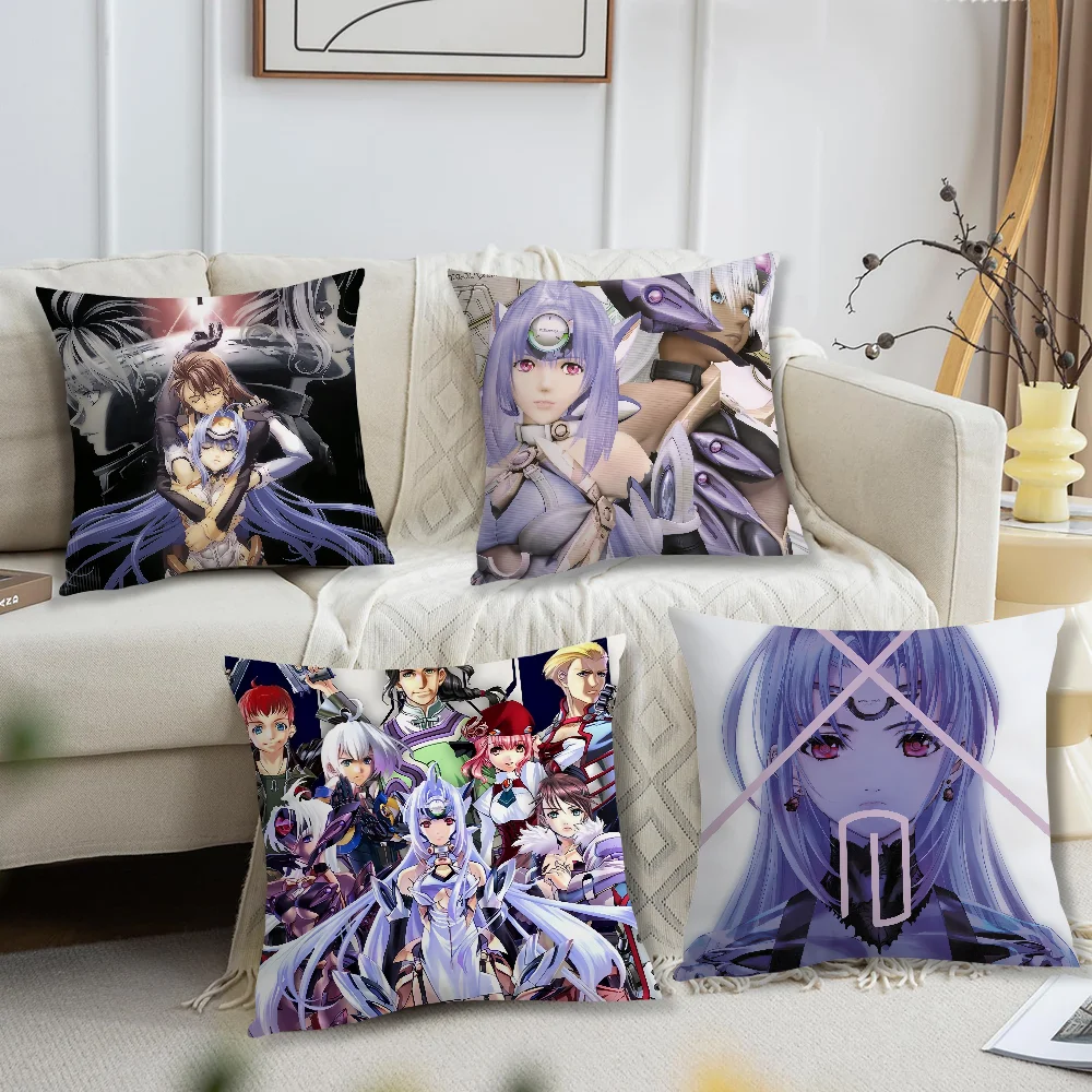 Game X-X-Xenosaga E-Episode Comfortable soft Pillow Case for Sofa Living Room Home office Decor and Protective Covers