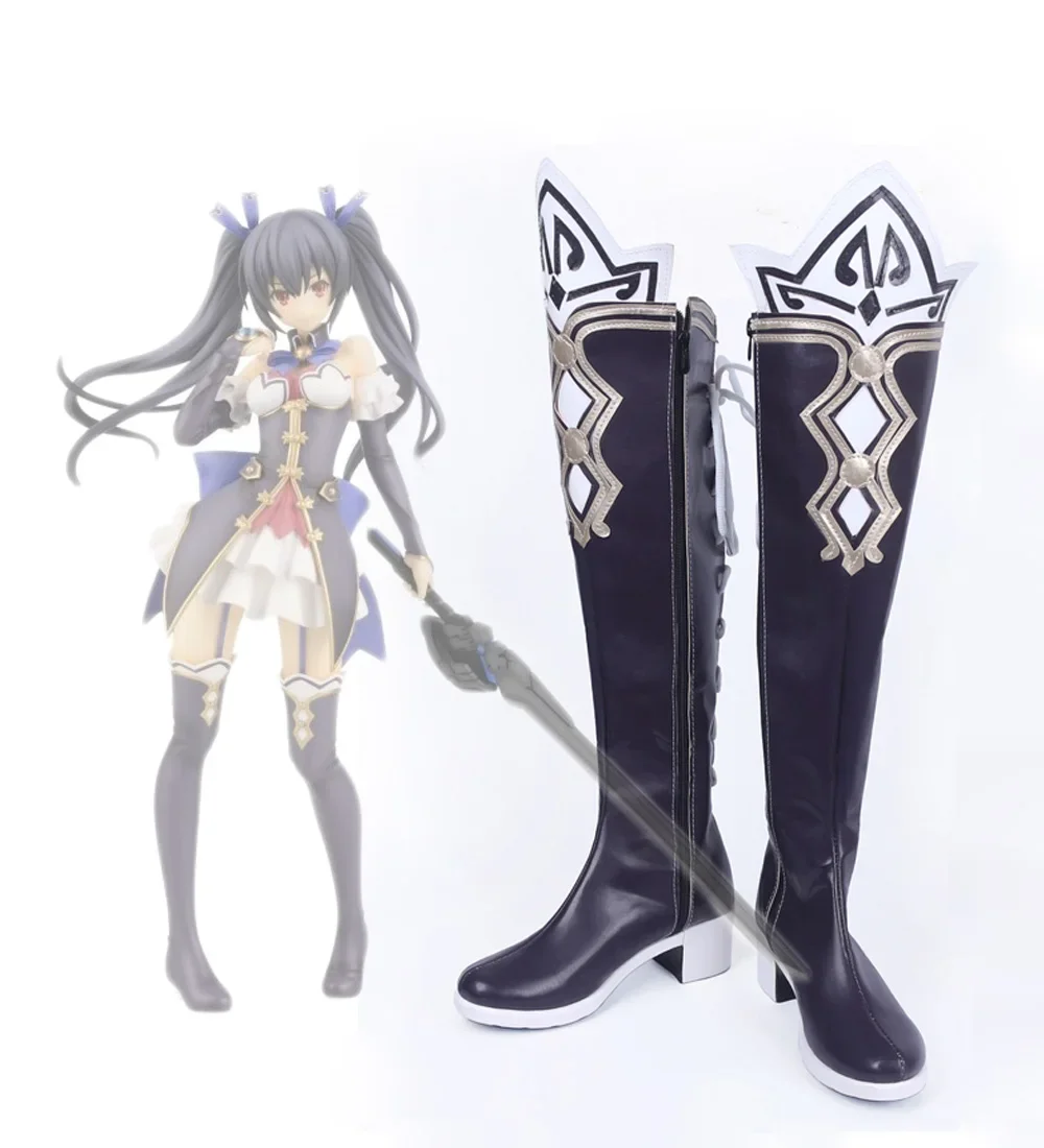 

Hyperdimension Neptunia Noire Cosplay Boots Shoes Custom Made