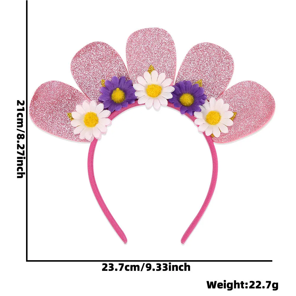 Hawaii-style Party Headband Coconut Tree Flamingo with Flower Headpiece