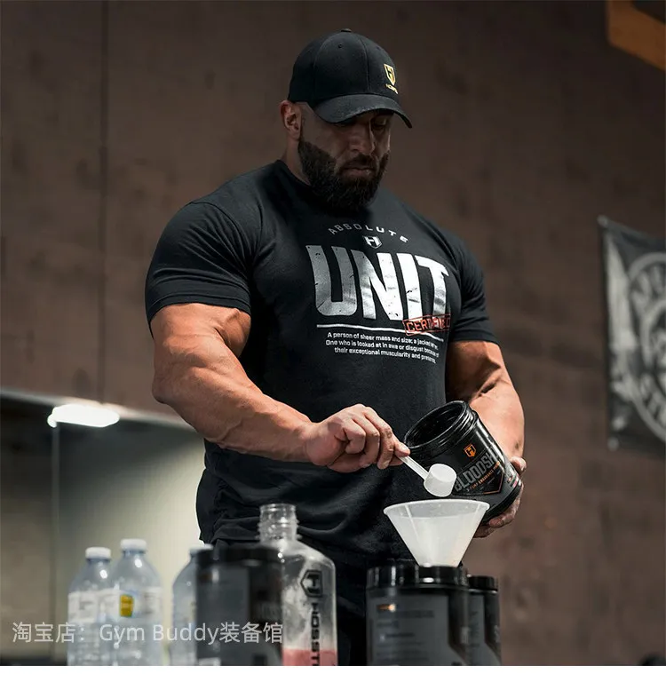 Nouveau T-shirt de sport américain 2026 pour homme musclé, respirant, idéal pour la compétition Arnold Classic