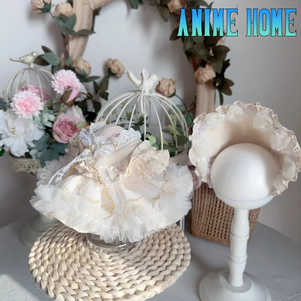 

Original Handmade Lolita Gentle Beige Suit For 10cm 15cm 20cm 40cm Doll Toy Skirt Clothes Costume Cosplay Gift XM